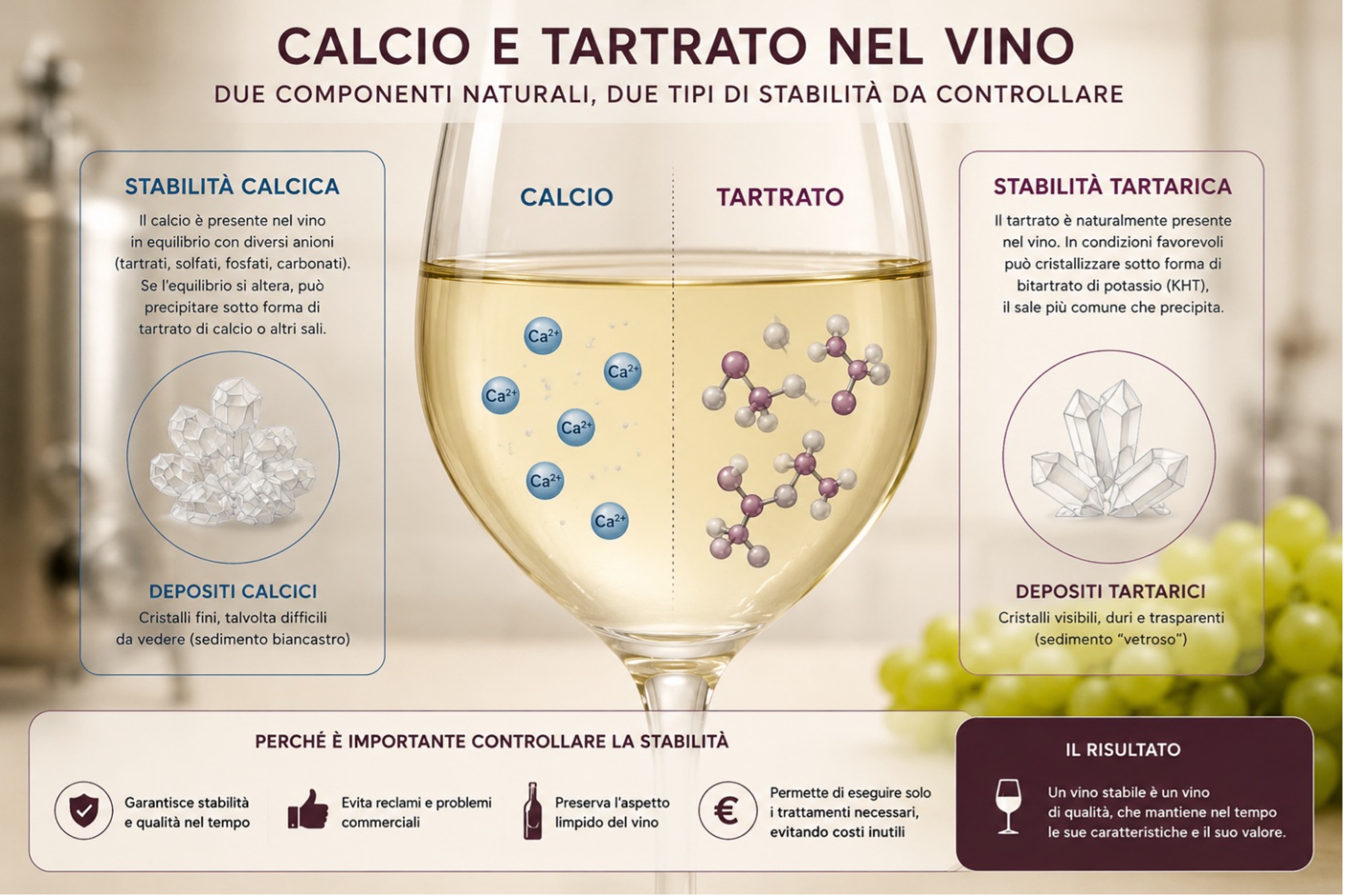 Calcio e tartrato
